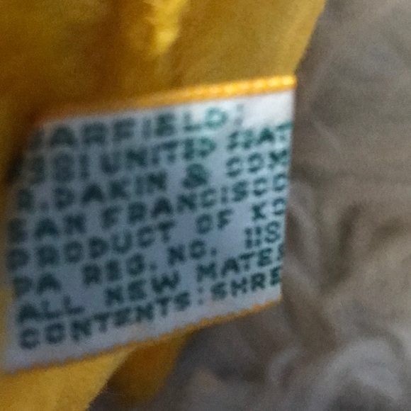 Vintage 1981 plush GARFIELD the orange cat 8 inches - Picture 7 of 9